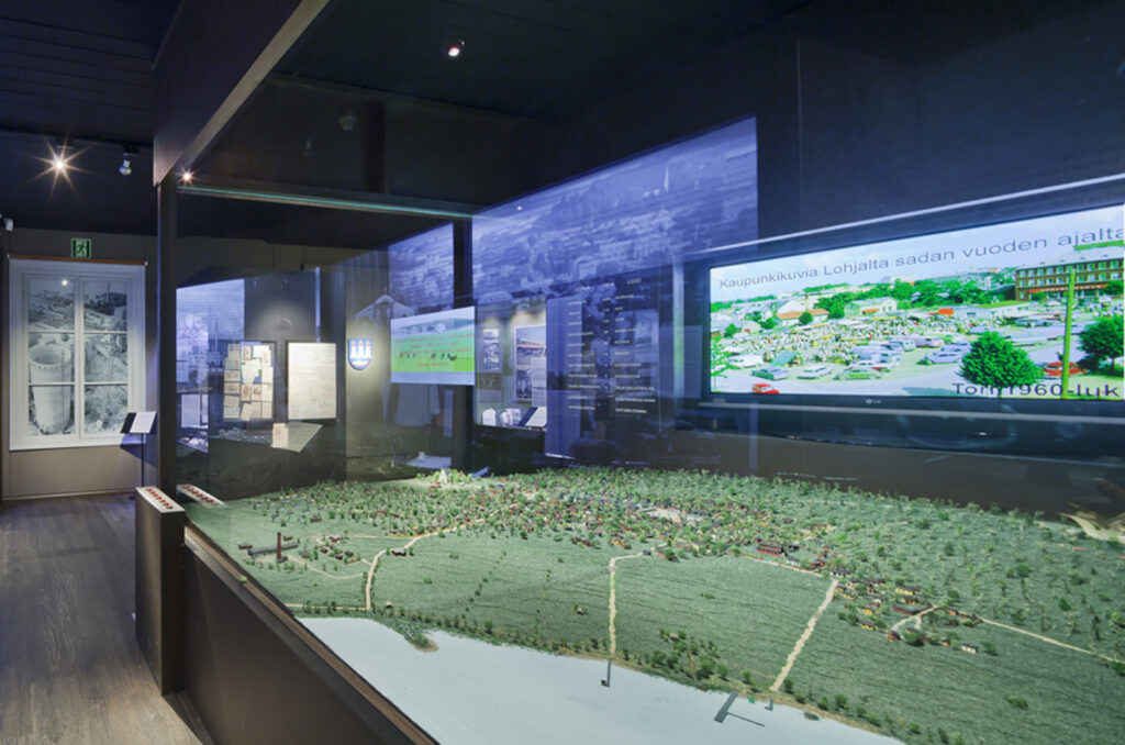 Lohjan kaupungin pienoismalli Lohjan museolla
