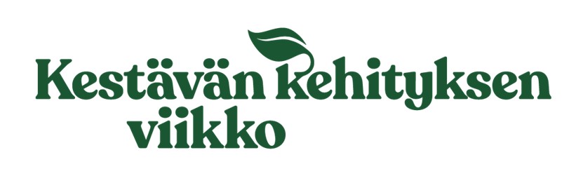 Kestävän kehityksen viikon logo, vihreä